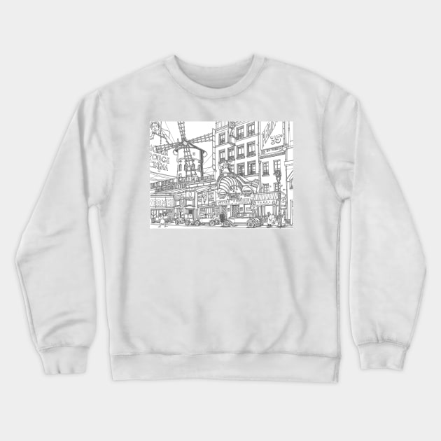 Moulin rouge Crewneck Sweatshirt by valery in the gallery